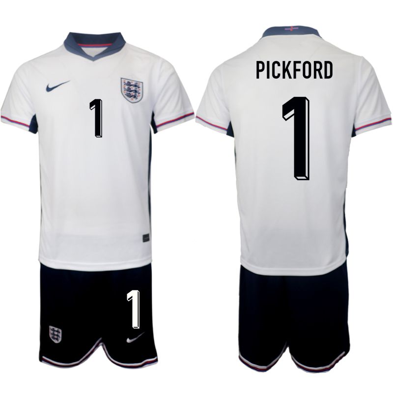 Men 2024-2025 Season England home white 1 Soccer Jersey